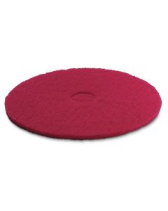 5x Pad, medium-soft, red, 508 mm